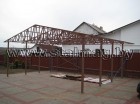Навес для хранения автомобилей.