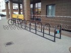 Велопарковка компании Техинмаш возле бизнес-центра SV Plaza