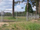 СШ №20 г. Борисов. Ограждение территории. Изготовление с монтажом.